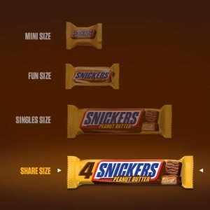 Crunchy Peanut Butter Squared Sharing Size Chocolate Candy Bars