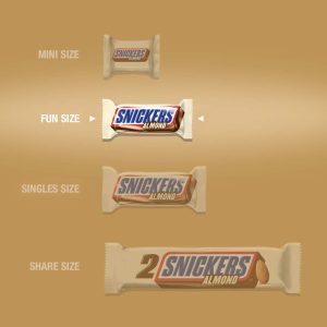 Fun Size Almond Milk Chocolate Candy Bars Bulk Pack