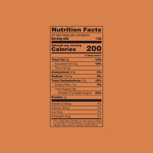 Pecan Milk Chocolate Candy Bar .