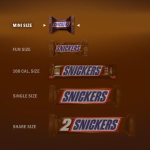 Minis Size Chocolate Candy Bars.
