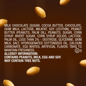 Peanut Butter Squared Singles Size Chocolate Candy Bars