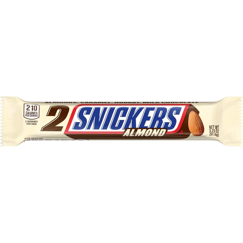 Almond Sharing Size Chocolate Candy Bars