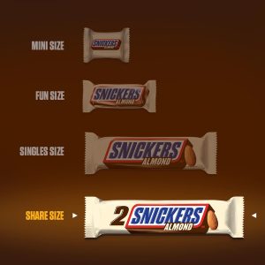 Almond Sharing Size Chocolate Candy Bars
