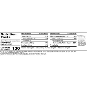 Holiday Minis – Peanuts Caramel Nougat Milk Chocolate.