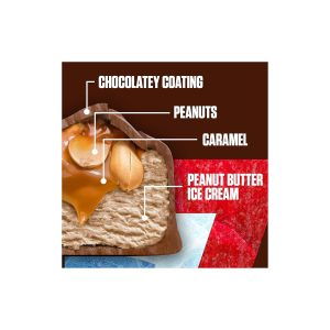 Ice Cream. Chocolate Caramel Peanut Butter Ice Cream Bars