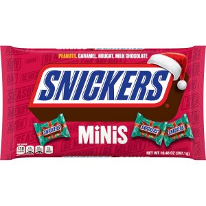 Holiday Minis – Peanuts Caramel Nougat Milk Chocolate.
