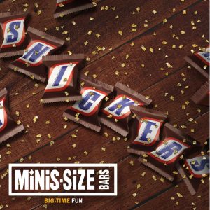 Minis Size Chocolate Candy Bars.