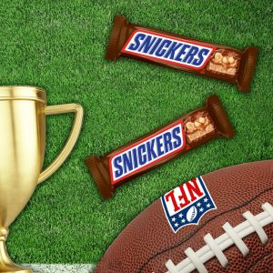 NFL Football Full Size Chocolate Candy Bars.